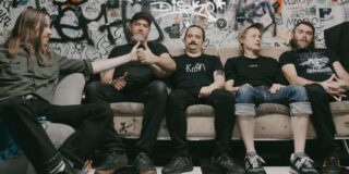 Press shot for the band Pigs x7 who play at Tramshed for Clwb Ifor Bach in May 2026